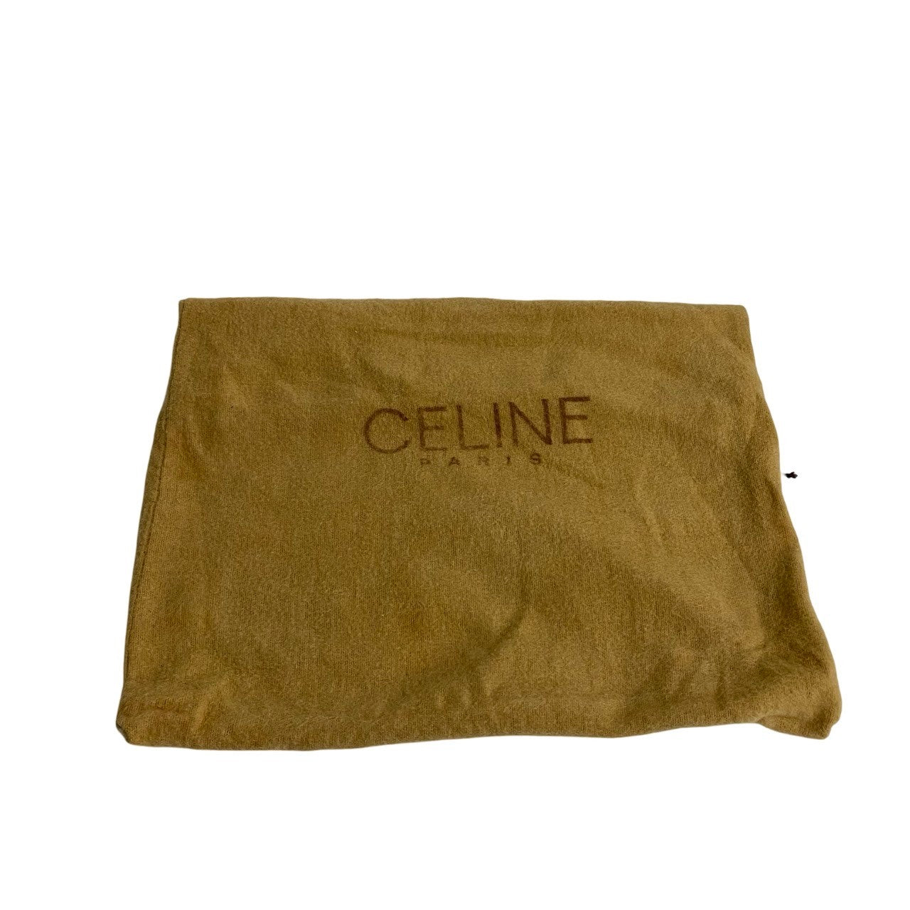 Celine Shoulder Bag Leather Black Logo Carriage Metal Women(Unisex)