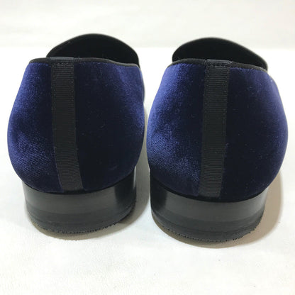 Louis Vuitton Dress Shoes 1A32Rs Velvet Navy Business Shoes Auteuil Line Mens 6M