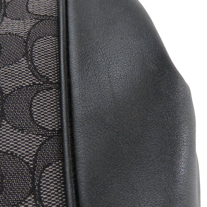 Coach Tote Bag F27579 Canvas, Leather Black Women