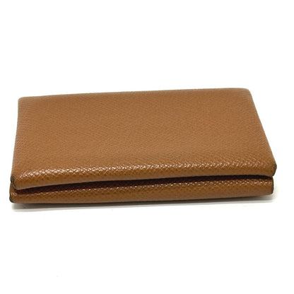 Hermes Coin Case Epsom Brown Calvi Duo Women