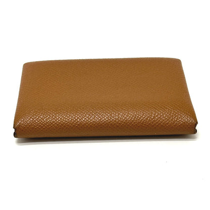 Hermes Coin Case Epsom Brown Calvi Duo Women