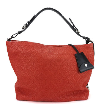 Louis Vuitton Shoulder Bag M93155 Leather Red Monogram Antia Hobo Gm Women