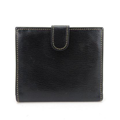 Loewe Bifold Wallet Leather Black Velazquez Women