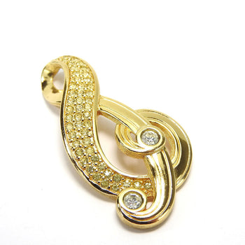 Christian Dior Pendant Top Metal Gold Women