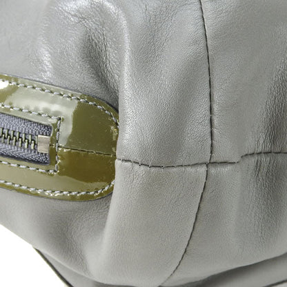Coach Tote Bag 18303 Leather, Patent Leather Gray Women