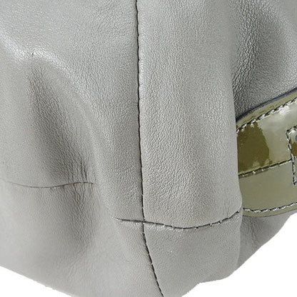 Coach Tote Bag 18303 Leather, Patent Leather Gray Women