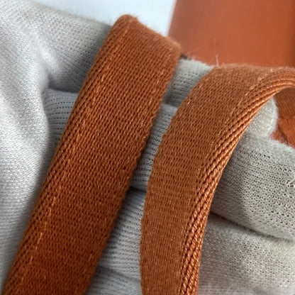 Hermes Tote Bag Canvas / Leather Orange Bag Handbag Valparaiso Mm Women