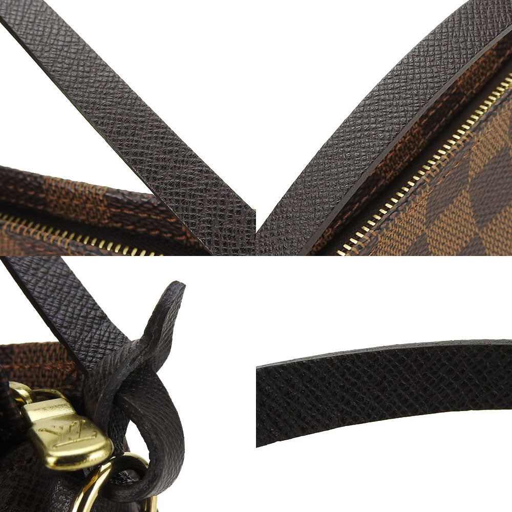 Louis Vuitton Pouch N51982 Damier Canvas Brown Truth Makeup Women