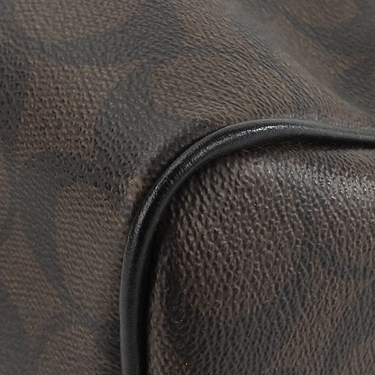 Coach Handbag F58312 Leather, Pvc Black Signature Mini Bennett Satchel Women