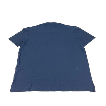 Hermes Short Sleeve T-Shirt Cotton Navy Pocket Mens S