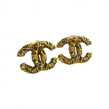 Chanel Earring Gold Plated Gold