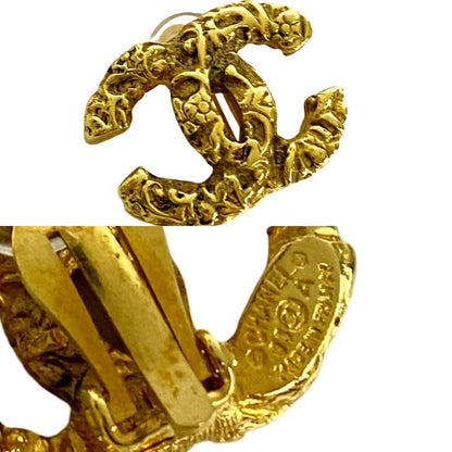 Chanel Earring Gold Plated Gold
