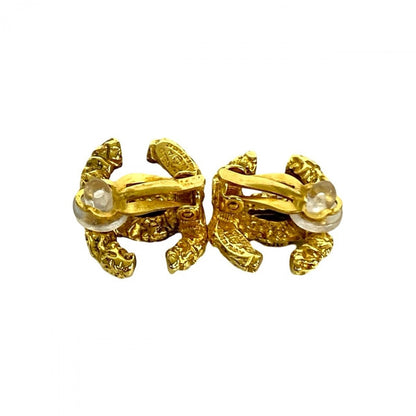 Chanel Earring Gold Plated Gold