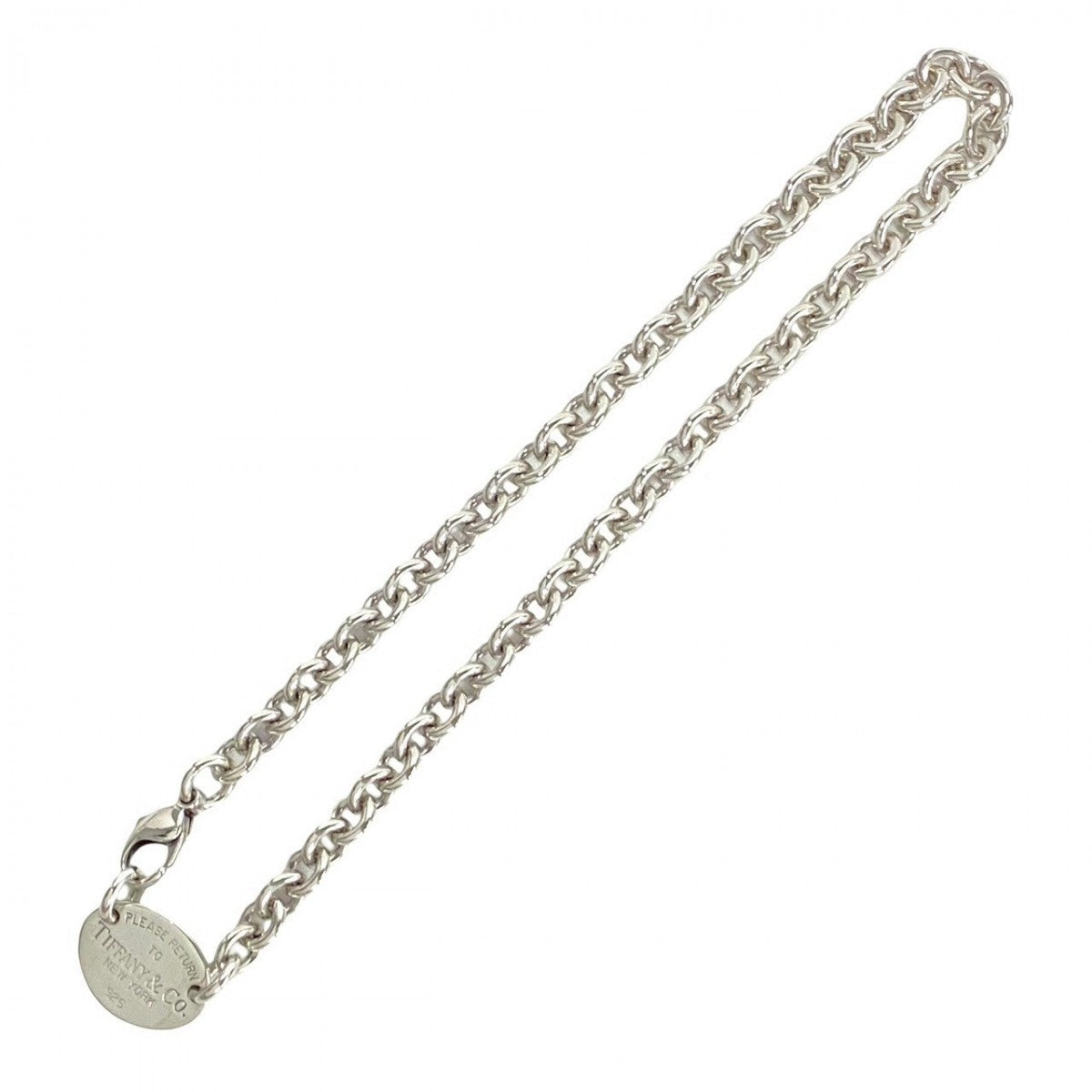 Tiffany&Co. Necklace Silver925 Silver Return To Oval Necklace