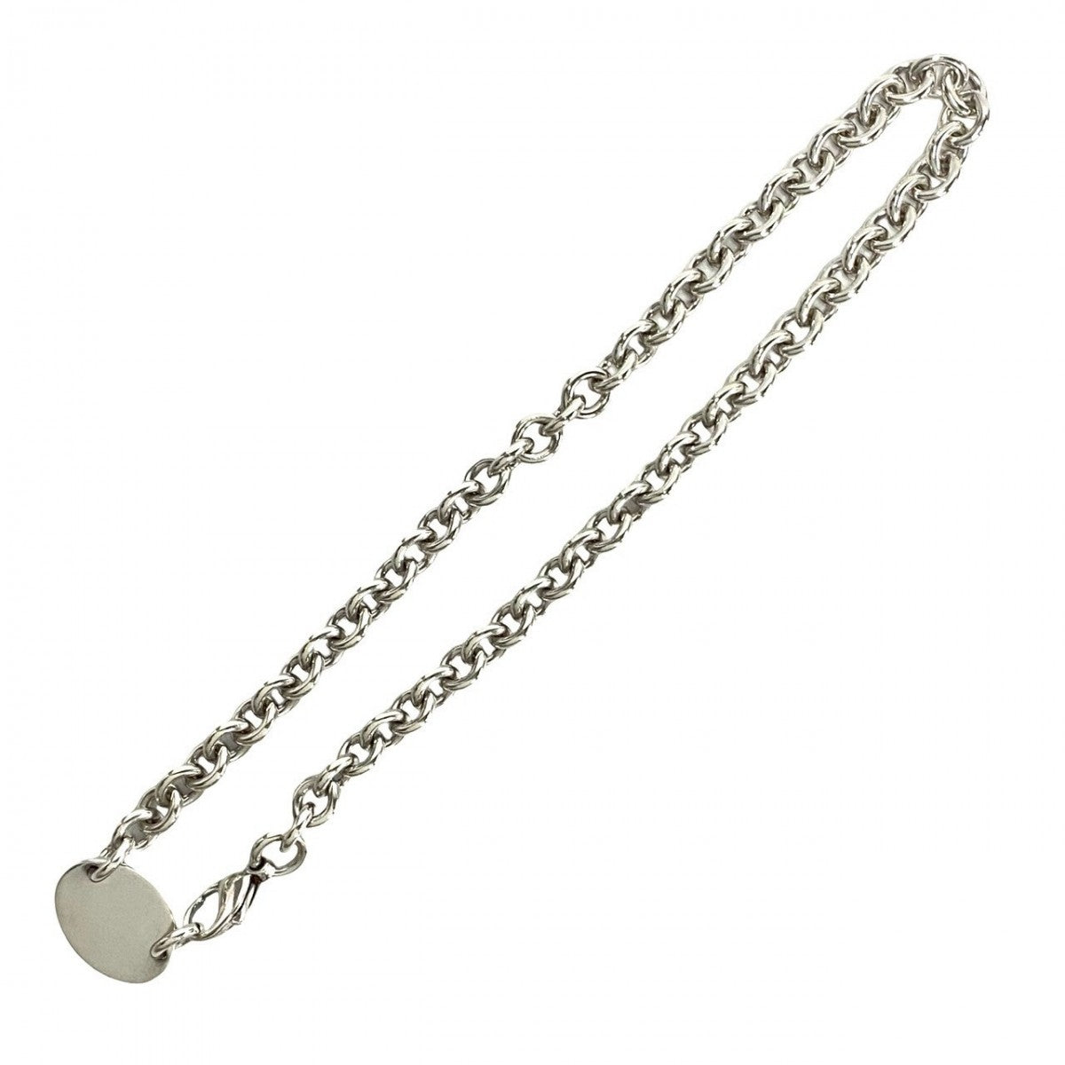 Tiffany&Co. Necklace Silver925 Silver Return To Oval Necklace