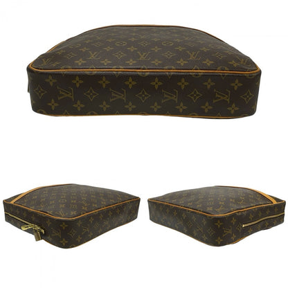 Louis Vuitton Business Bag M53343 Leather, Pvc Brown Monogram Portodocument Pegasus Mens
