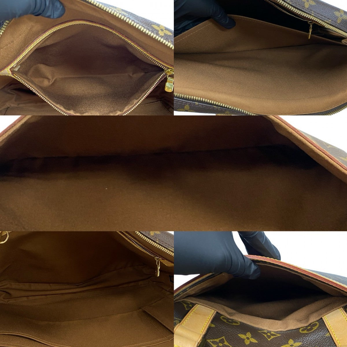 Louis Vuitton Business Bag M53343 Leather, Pvc Brown Monogram Portodocument Pegasus Mens
