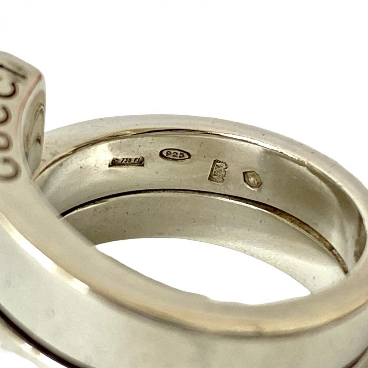 Gucci Ring Silver925 Silver Spiral Ring 13