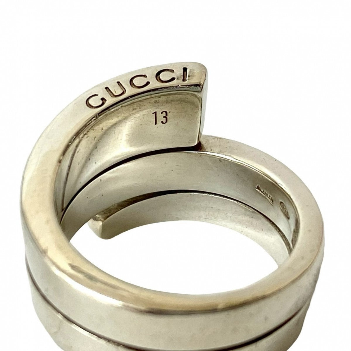 Gucci Ring Silver925 Silver Spiral Ring 13