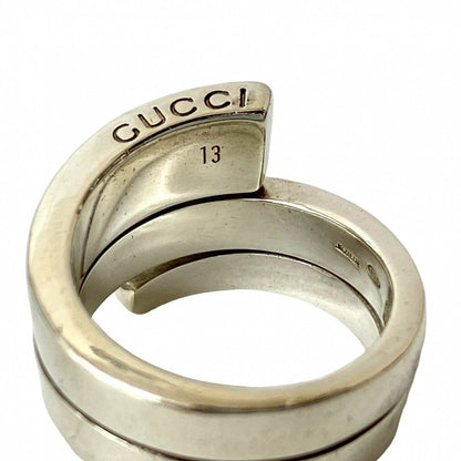 Gucci Ring Silver925 Silver Spiral Ring 13