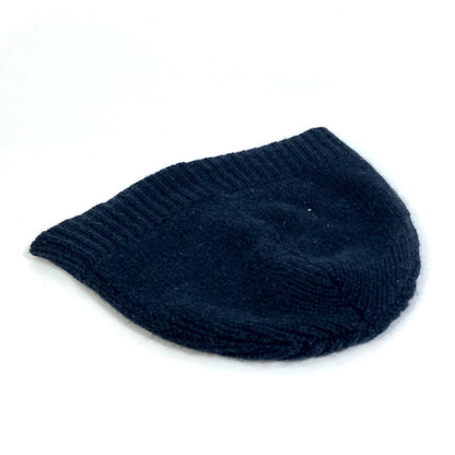 Hermes Knit Hat Cashmere Black Beanie Beanie Mens L