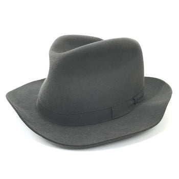 Hermes Hat , Beaver Gray Type Hat Hat Hat Mens 56