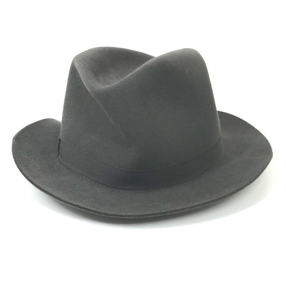 Hermes Hat , Beaver Gray Type Hat Hat Hat Mens 56