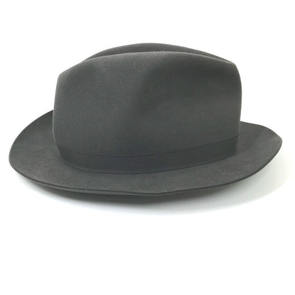 Hermes Hat , Beaver Gray Type Hat Hat Hat Mens 56
