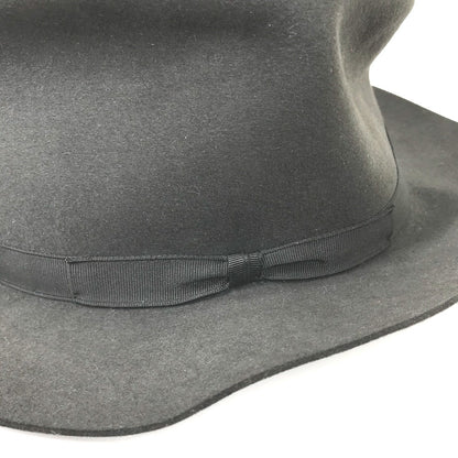 Hermes Hat , Beaver Gray Type Hat Hat Hat Mens 56