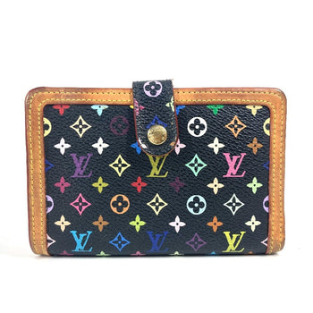 Louis Vuitton Folded Wallet M92988 Monogram Multicolor Canvas Black Monogram Multicolor Porto
