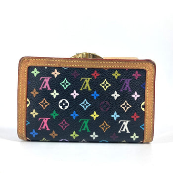 Louis Vuitton Folded Wallet M92988 Monogram Multicolor Canvas Black Monogram Multicolor Porto