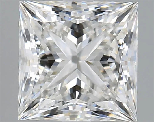 3.00ct Princess Lab Grown Diamond (Colour F, Clarity VVS2, IGI)