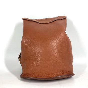 Hermes Backpack Leather Brown Sherpa Pm Women