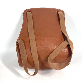 Hermes Backpack Leather Brown Sherpa Pm Women