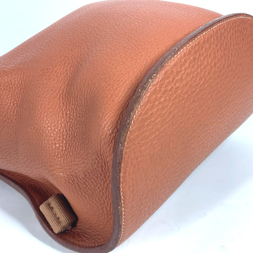 Hermes Backpack Leather Brown Sherpa Pm Women