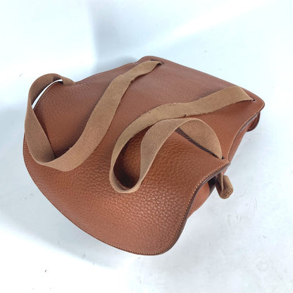 Hermes Backpack Leather Brown Sherpa Pm Women