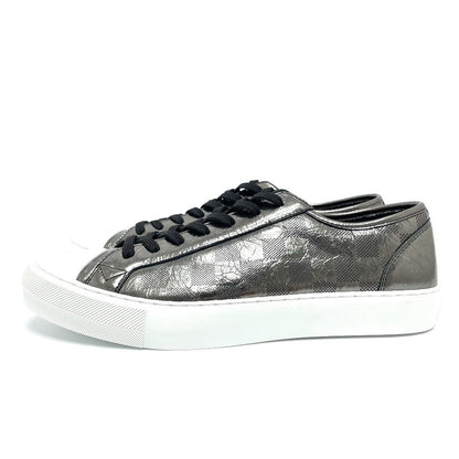 Louis Vuitton Sneakers 1A90Ga Leather , Metallic Damier Leather Gray Damier Tattoo Line 7