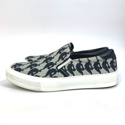Louis Vuitton Slip-On Canvas, Canvas Gray Nba Collaboration Trocadero Sneakers Slip-On Mens 6