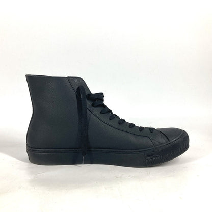 Louis Vuitton Sneakers Leather Black Rainbow Logo Mens 8 1/2