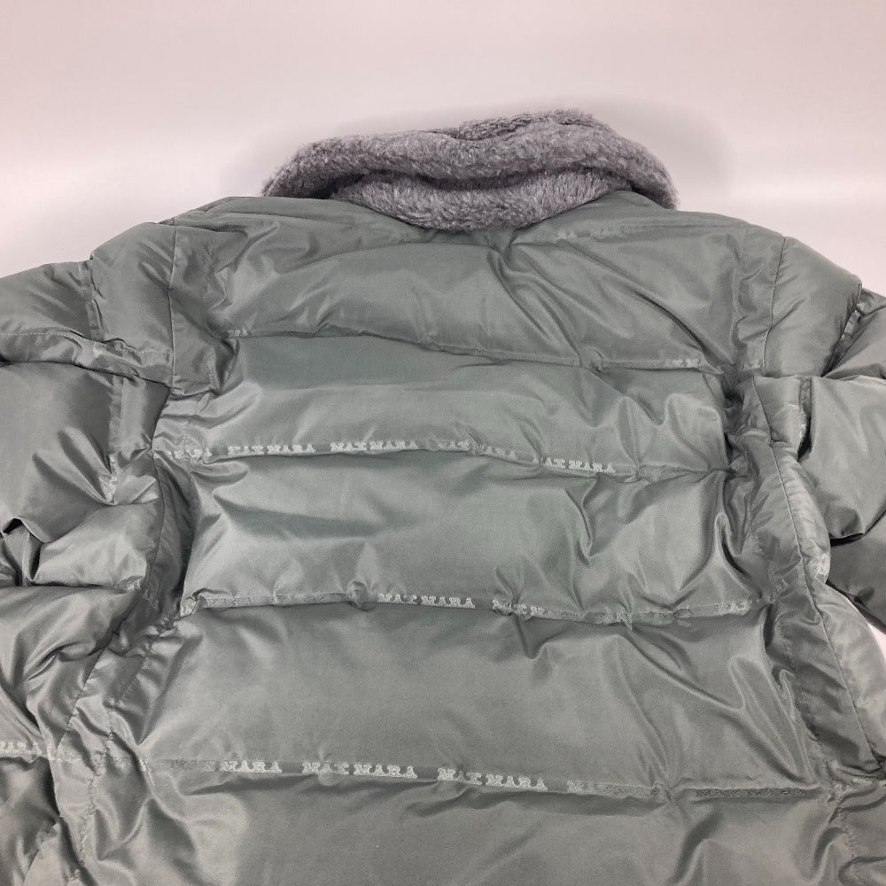 Max Mara Down Coat 149603266 Polyester Gray Apparel Outerwear Long Coat Frisia Teddy Long Women Xs