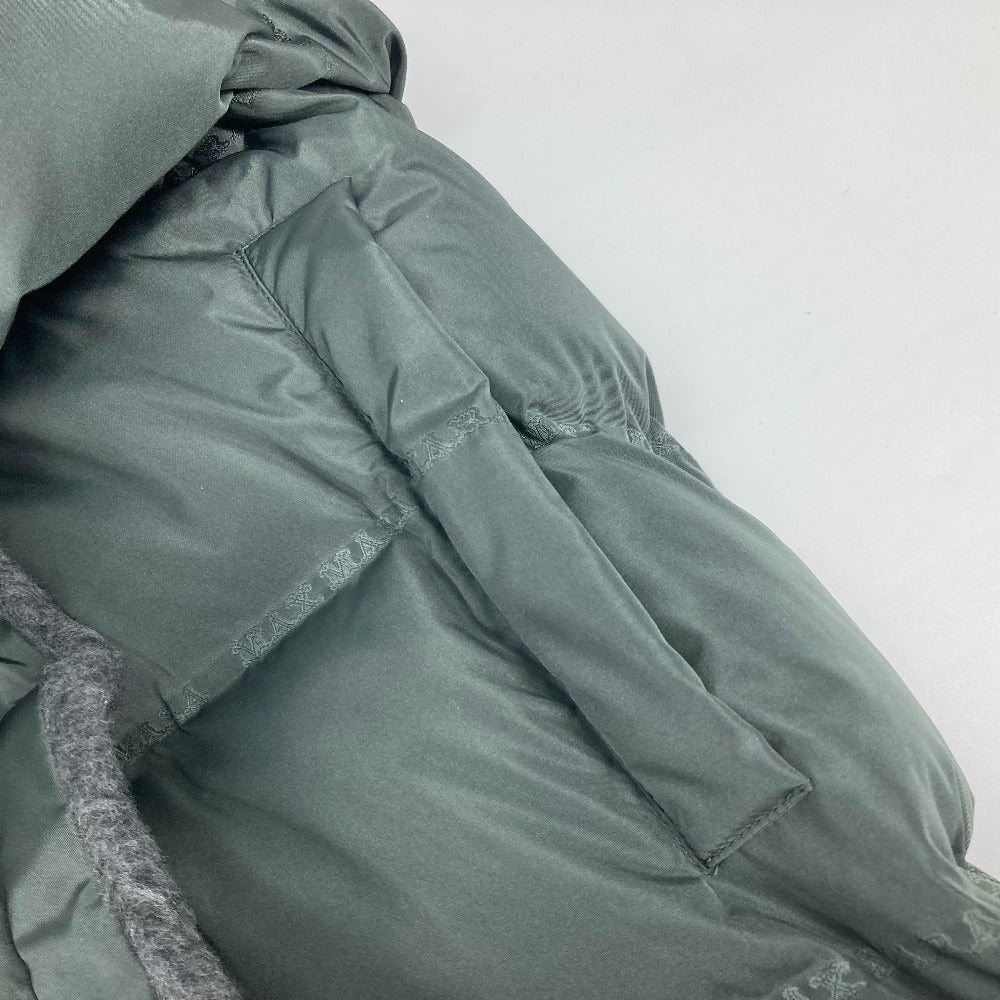Max Mara Down Coat 149603266 Polyester Gray Apparel Outerwear Long Coat Frisia Teddy Long Women Xs