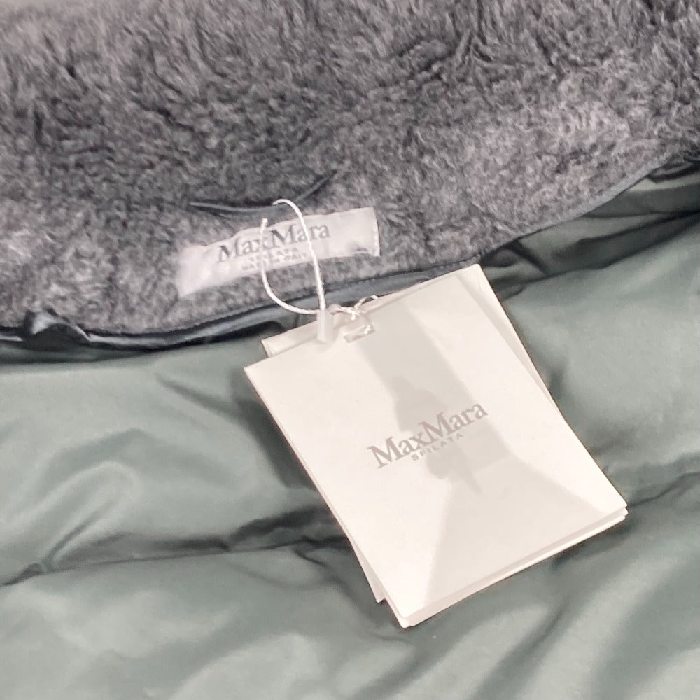 Max Mara Down Coat 149603266 Polyester Gray Apparel Outerwear Long Coat Frisia Teddy Long Women Xs