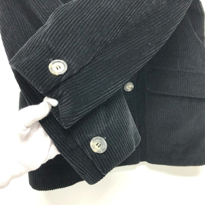 Max Mara Jacket Cotton Black Weekend Corduroy 38