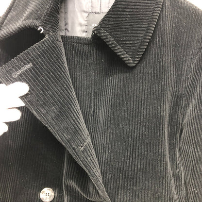 Max Mara Jacket Cotton Black Weekend Corduroy 38