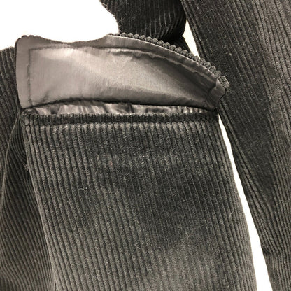 Max Mara Jacket Cotton Black Weekend Corduroy 38