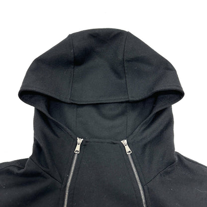 Max Mara Hoodie Wool Black W Zip Women Xs