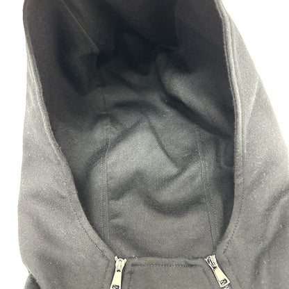 Max Mara Hoodie Wool Black W Zip Women Xs