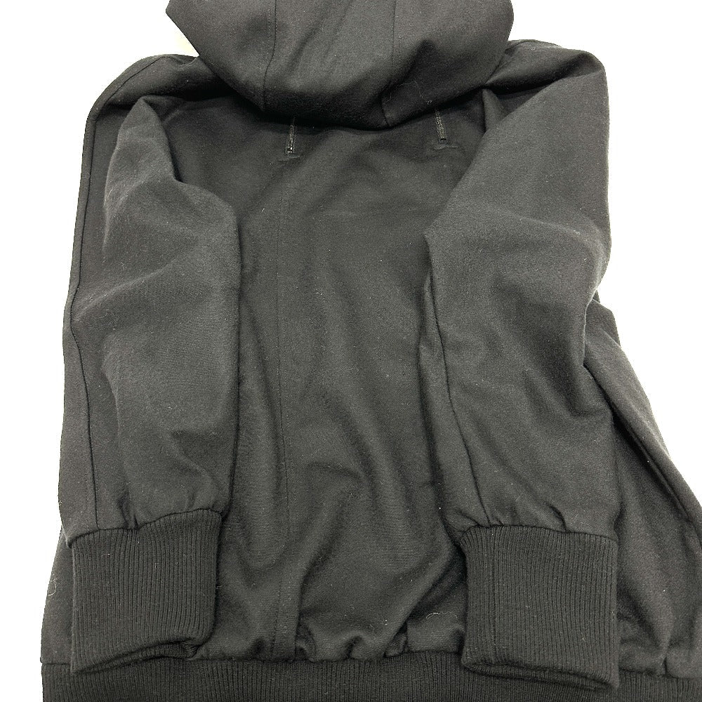 Max Mara Hoodie Wool Black W Zip Women Xs