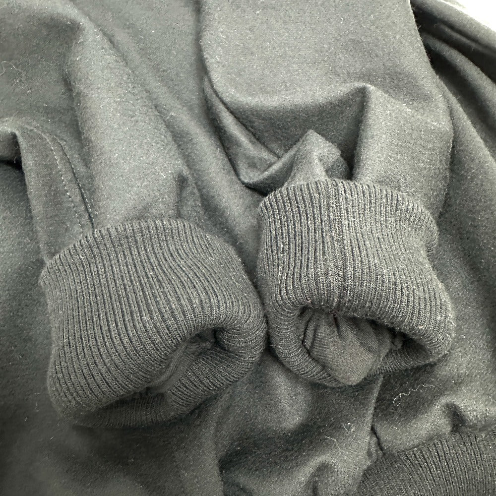 Max Mara Hoodie Wool Black W Zip Women Xs