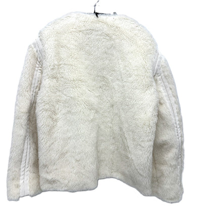 Max Mara Jacket 24110810216 Alpaca White Teddy Bear Apparel Women 36